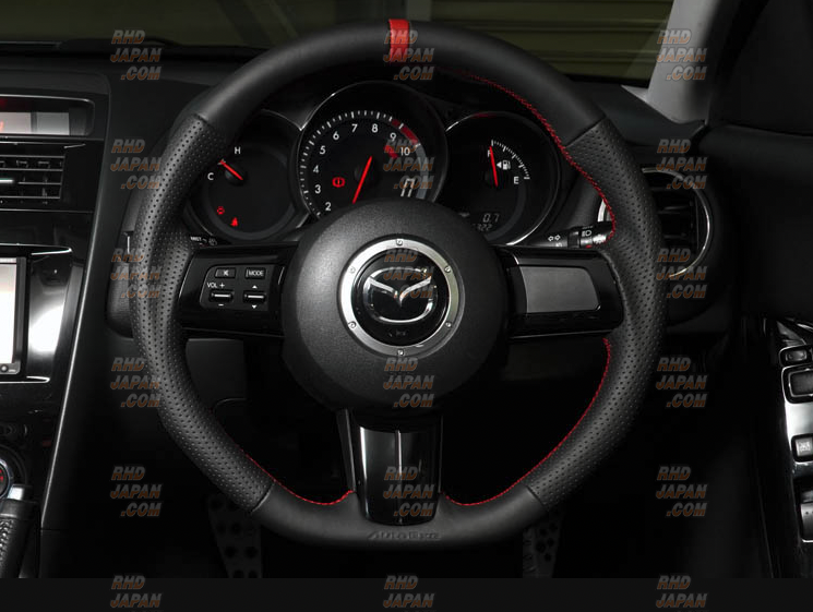AutoExe Sports Steering Wheel Dimple Leather - RX-8 SE3P Kouki